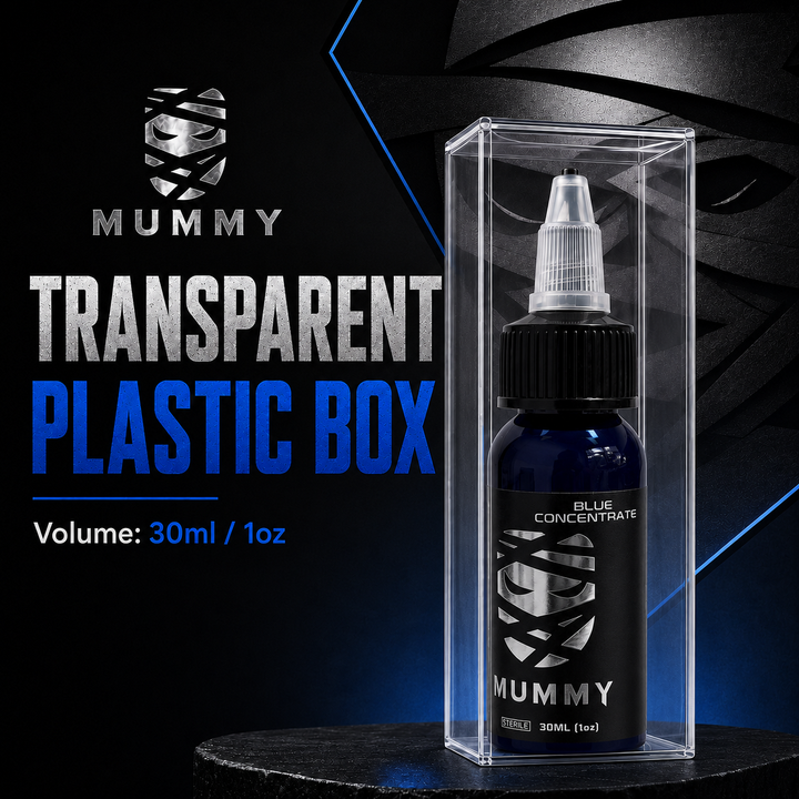 Translation missing: es.Mummy Tattoo Ink, 1oz Professional Pigment for Body Art(Blue Concentrate)