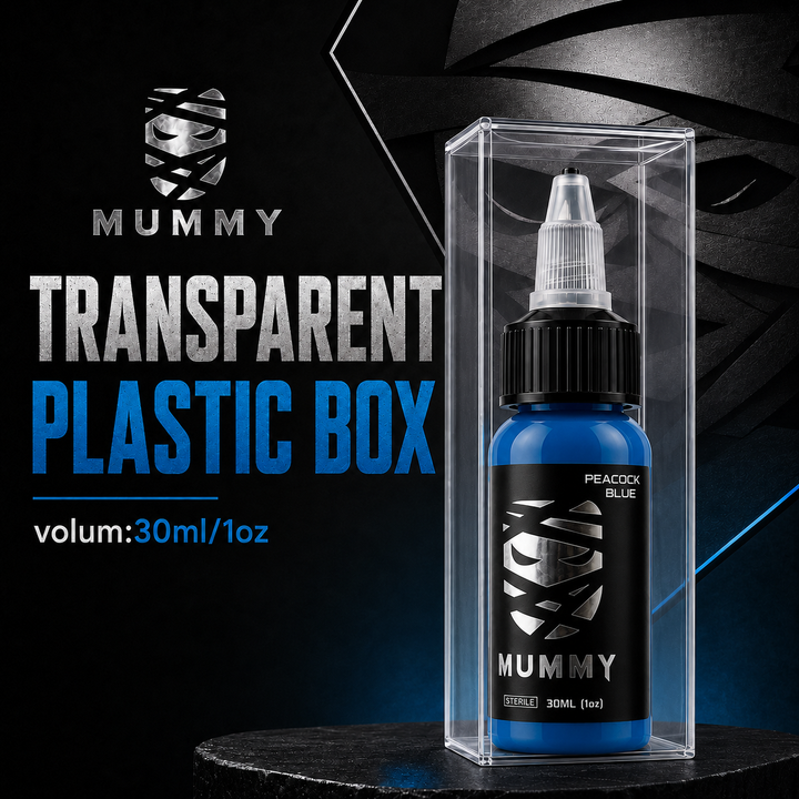 Translation missing: es.Mummy Tattoo Ink, 1oz Professional Pigment for Body Art(Peacock Blue)
