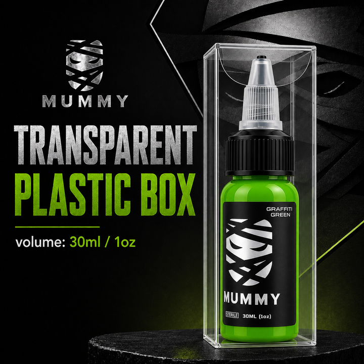 Translation missing: es.Mummy Tattoo Ink, 1oz Professional Pigment for Body Art(Graffiti Green)