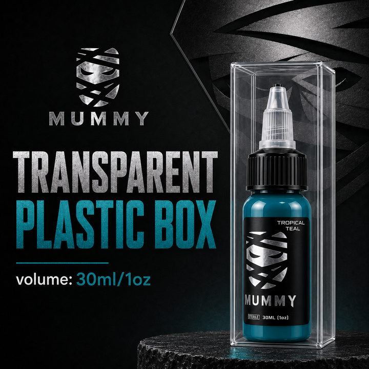 Translation missing: es.Mummy Tattoo Ink, 1oz Professional Pigment for Body Art(Tropical Teal)