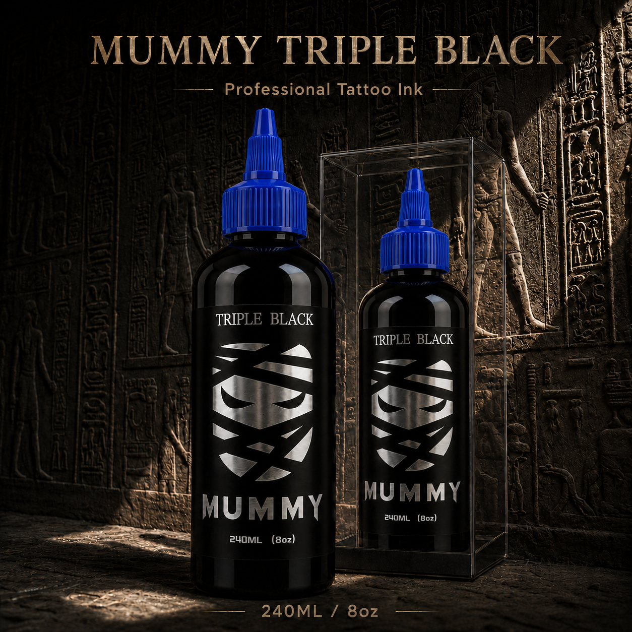 Translation missing: es.Mummy Tattoo Ink, 1oz Professional Pigment for Body Art(Triple Black)