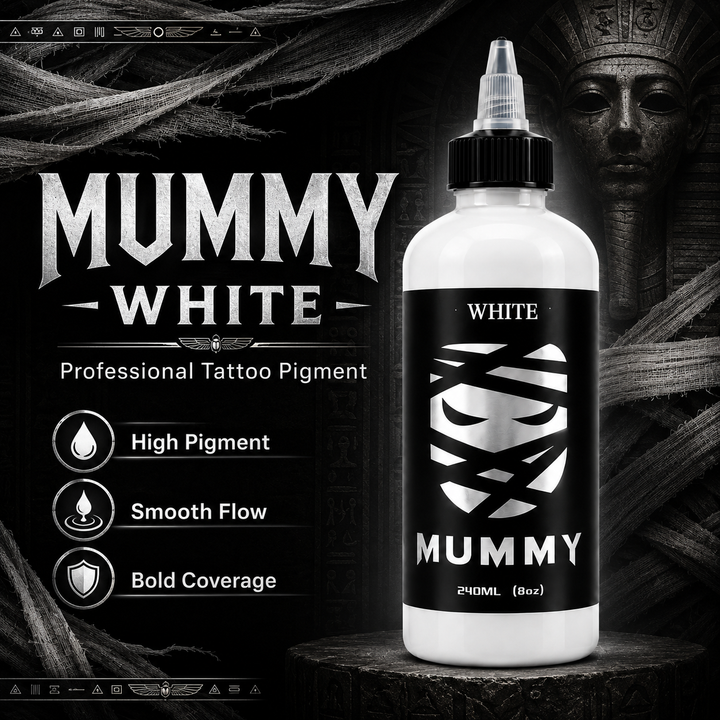 Translation missing: es.Mummy Tattoo Ink, 8oz Professional Pigment for Body Art(White)