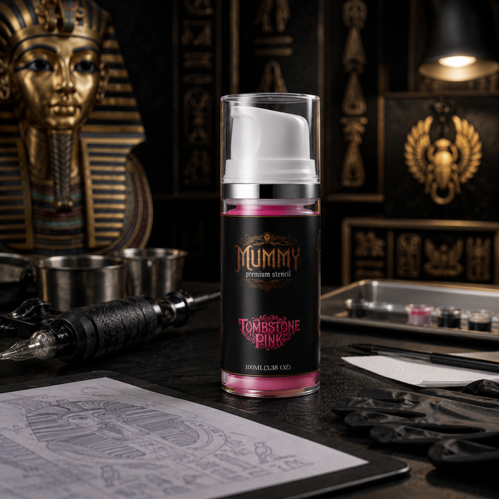 Translation missing: en.Mummy Tattoo Premium Stencil Gel Tattoo Transfer Gel Solution(pack of 100ml/3.38oz) (pink)