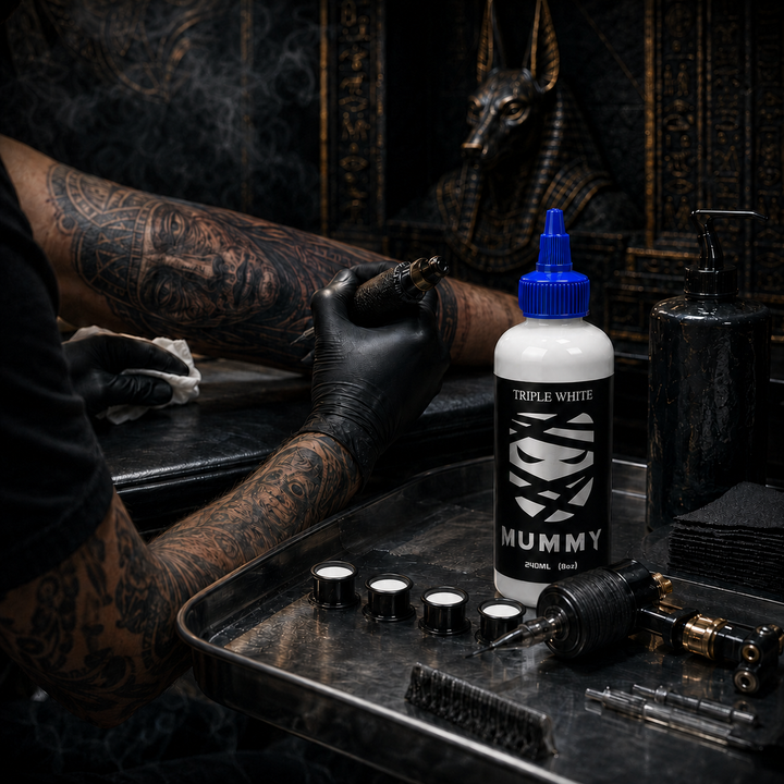 Translation missing: de.Mummy Tattoo Ink, 8oz Professional Pigment for Body Art(Triple White)