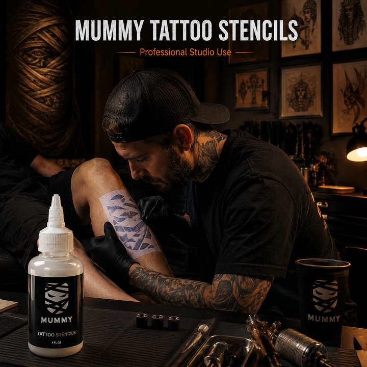 Translation missing: en.Mummy Tattoo Transfer Gel Stencil Solution Fast Clear Long Lasting 4oz