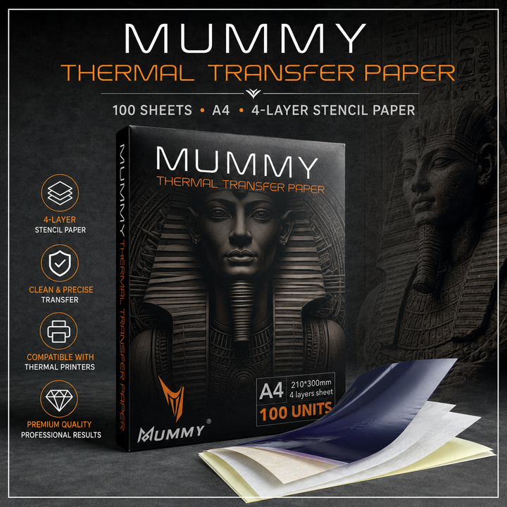 Translation missing: en.Mummy Tattoo Transfer Paper A4, 100 Sheets Thermal Copier 4-Layer