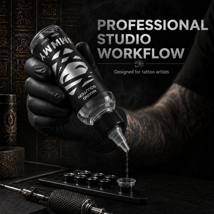 Translation missing: en.Mummy Tattoo Ink Mixing Solution 8oz 240ml, Graywash Shading Color Dilution