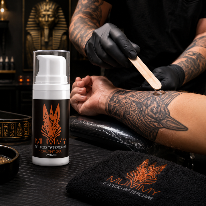 Translation missing: de.Mummy Tattoo Aftercare Sealant Gel - Forms a breathable protective skin, No Adhesives-No Latex-Natural Healing ingredients(300ML)