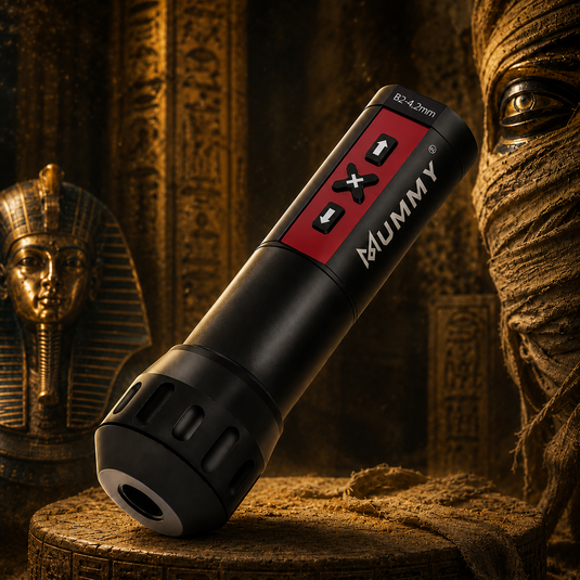 Translation missing: en.MUMMY ROTARY WIRELESS TATTOO MACHINE PEN DIRECT DRIVER 4.2MM(Red)
