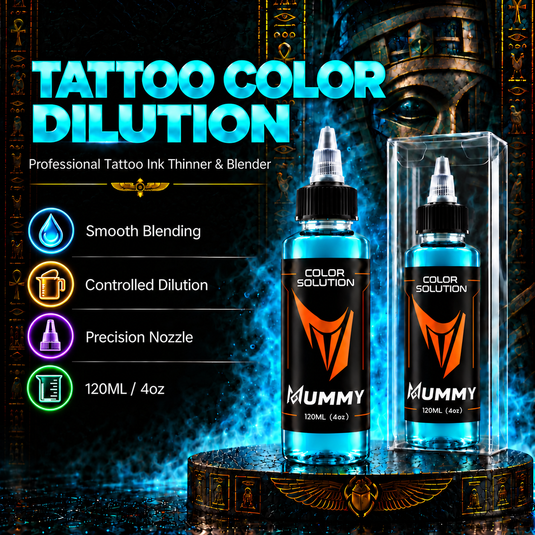 Translation missing: es.Mummy Tattoo Ink Mixing Solution, Color Dilution &amp; Shading 4Fl
