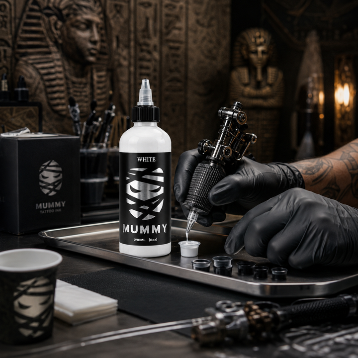 Translation missing: es.Mummy Tattoo Ink, 8oz Professional Pigment for Body Art(White)