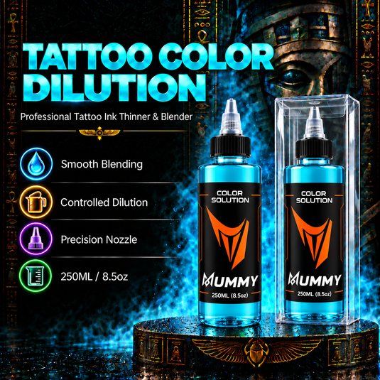 Translation missing: es.Mummy Tattoo Ink Mixing Solution, Color Dilution &amp; Shading 8.5Fl