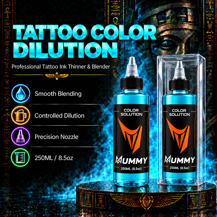 Translation missing: es.Mummy Tattoo Ink Mixing Solution, Color Dilution &amp; Shading 8.5Fl