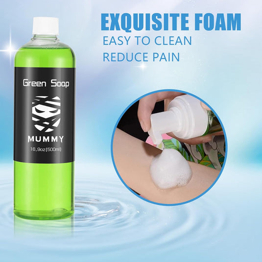 Translation missing: en.Mummy Tattoo Highly Concentrated Green Soap 500ml/16.9oz