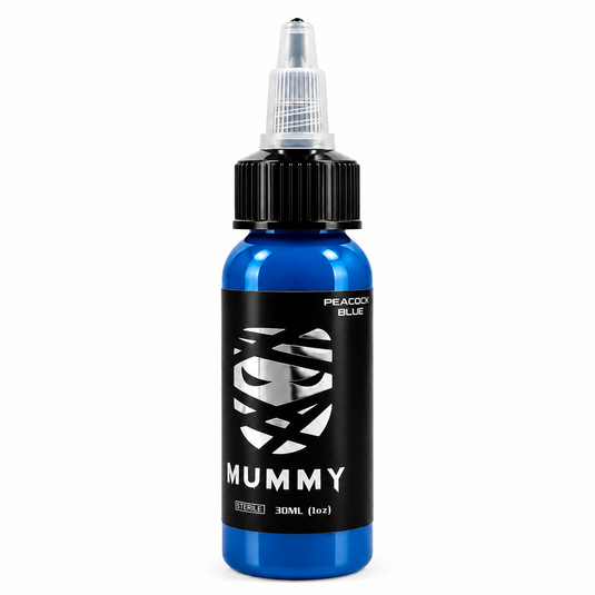 Translation missing: en.Mummy Tattoo Ink, 1oz Professional Pigment for Body Art(Peacock Blue)