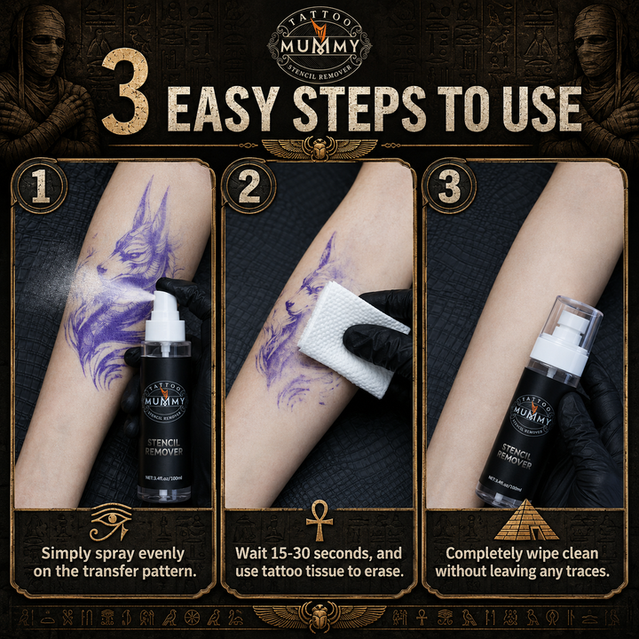 Translation missing: de.Mummy Tattoo Stencil Remover (3.4 Fl Oz)