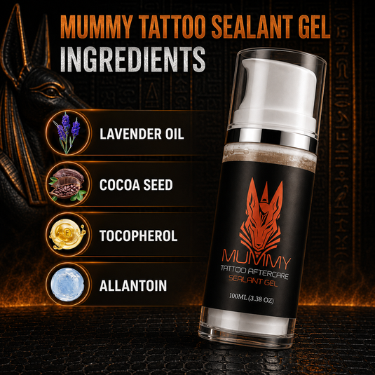 Translation missing: en.Mummy Tattoo Aftercare Sealant Gel - Forms a breathable protective skin, No Adhesives-No Latex-Natural Healing ingredients(100ML)