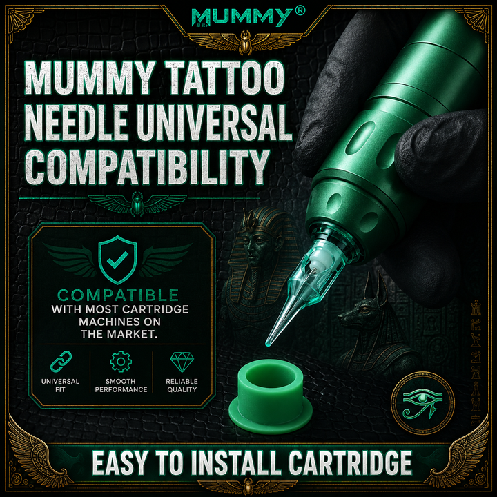 Translation missing: en.Mummy Green Tattoo Cartridge Needle for Round Shader 20PCS