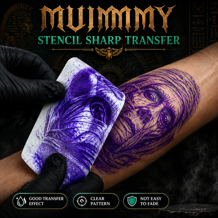 Translation missing: en.Mummy Tattoo Premium Stencil Gel Tattoo Transfer Gel Solution(pack of 100ml/3.38oz) (mint green)