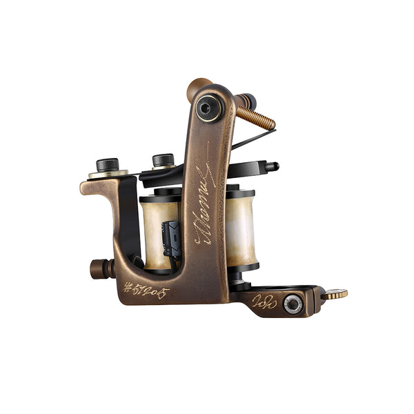 Mummy Pure Copper Tattoo Machine For Liner Shader Traditional Handmade Coils Tattoo Gun