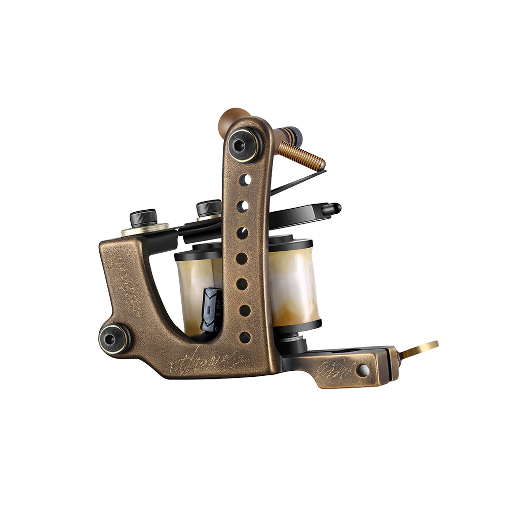 Mummy Pure Copper Frame Tattoo Machine For Liner Shader Retro