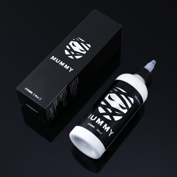Mummy Tattoo Ink USA Custom Tattoo Colors 8OZ(White)