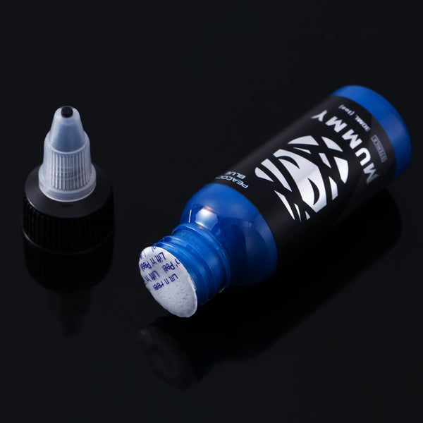 Mummy USA Custom Tattoo Ink 30ML/1 oz(Peacock Blue)