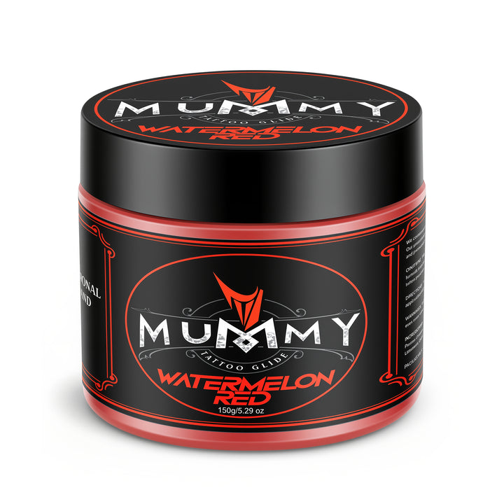 Translation missing: en.Mummy Tattoo Glide Aftercare Cream for Before During After Tattoo Process (Watermelon Red)