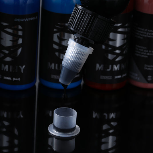 Translation missing: en.Mummy USA Custom Tattoo Ink Color Set 1 oz(Immortal Black)