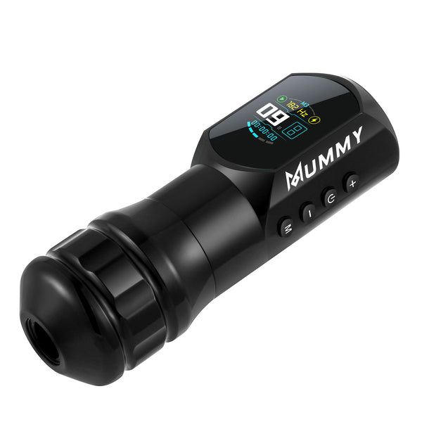 Mummy Wireless Tattoo Pen Machine Direct Drive Transmission (Black Color)