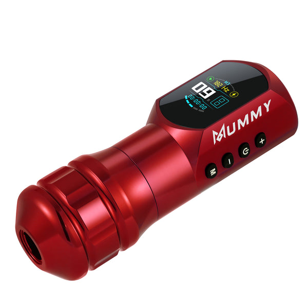 Mummy Wireless Tattoo Pen Machine Direct Drive Transmission (Red Color)