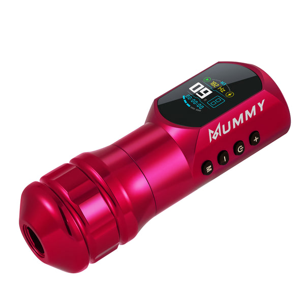Mummy Wireless Tattoo Pen Machine Direct Drive Transmission (Pink Color)