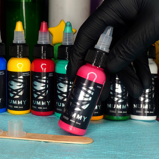 Translation missing: en.Mummy USA Custom Tattoo Ink Color Set 1 oz(Pink)