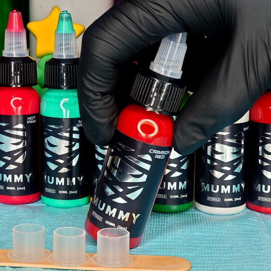 Translation missing: en.Mummy USA Custom Tattoo Ink Color Set 1 oz(Crimson Red)