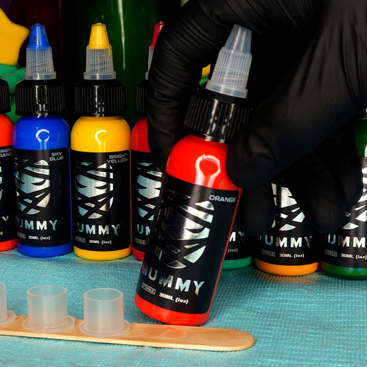 Translation missing: en.Mummy USA Custom Tattoo Ink Color Set 1 oz(Orange)