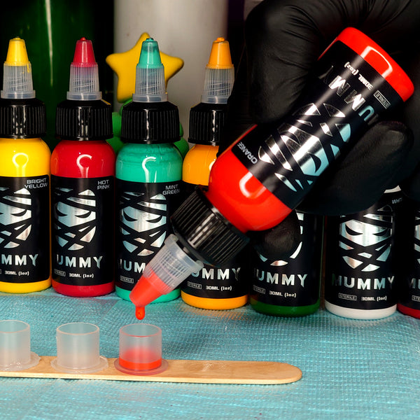 Mummy USA Custom Tattoo Ink Color Set 1 oz(Orange)