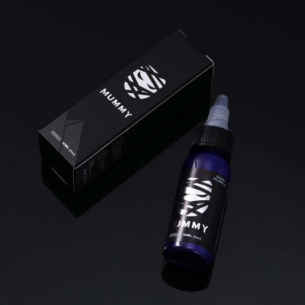 Mummy USA Custom Tattoo Ink Color Set 1 oz(Dark Purple)