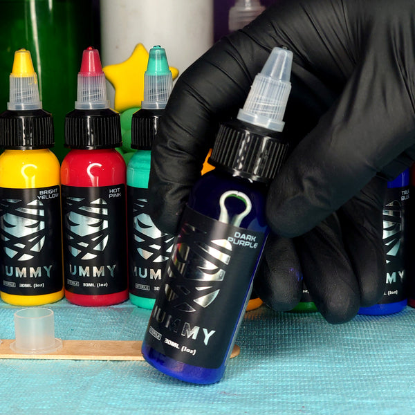 Mummy USA Custom Tattoo Ink Color Set 1 oz(Dark Purple)