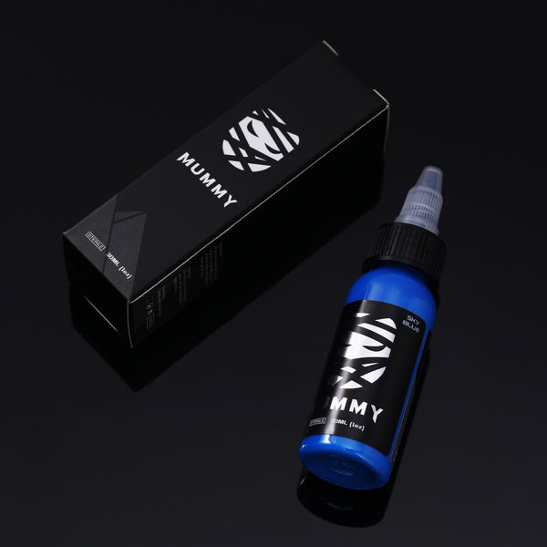 Mummy USA Custom Tattoo Ink Color Set 1 oz(Sky Blue)