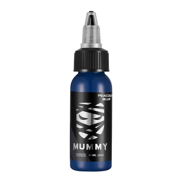 Mummy USA Custom Tattoo Ink 30ML/1 oz(Peacock Blue)