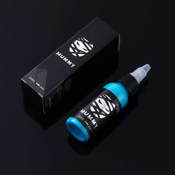 Mummy USA Custom Tattoo Ink Color Set 1 oz(Bermuda Blue)