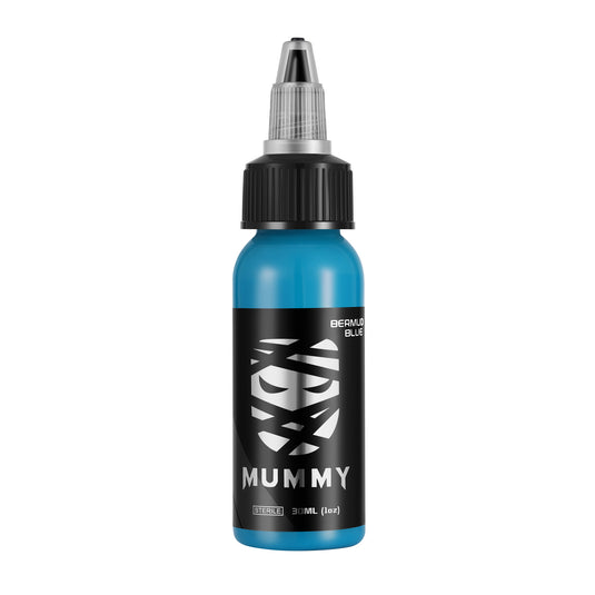 Translation missing: en.Mummy USA Custom Tattoo Ink Color Set 1 oz(Bermuda Blue)