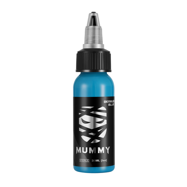 Mummy USA Custom Tattoo Ink Color Set 1 oz(Bermuda Blue)
