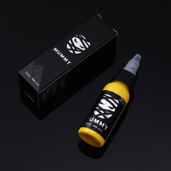 Mummy USA Custom Tattoo Ink Color Set 1 oz(Bright Yellow)