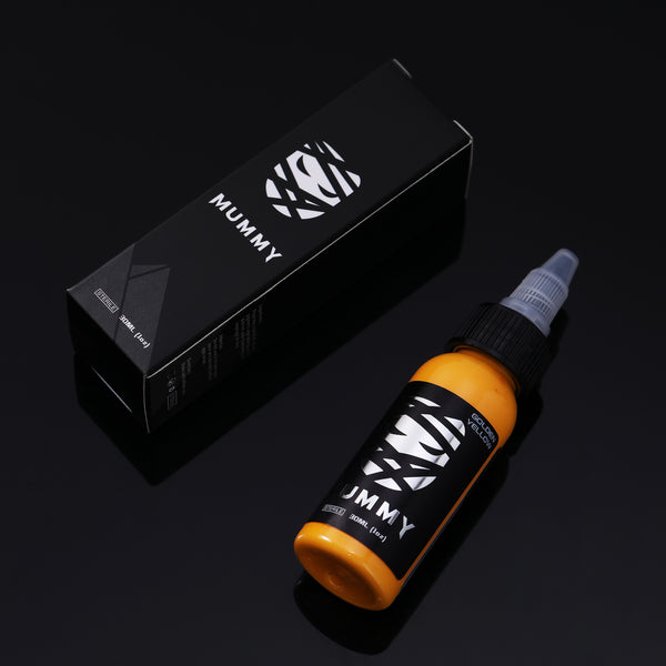 Mummy USA Custom Tattoo Ink Color Set 1 oz(Golden Yellow)