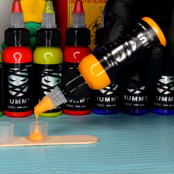 Mummy USA Custom Tattoo Ink Color Set 1 oz(Golden Yellow)