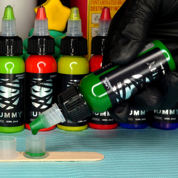 Mummy USA Custom Tattoo Ink Color Set 1 oz(Lime Green)