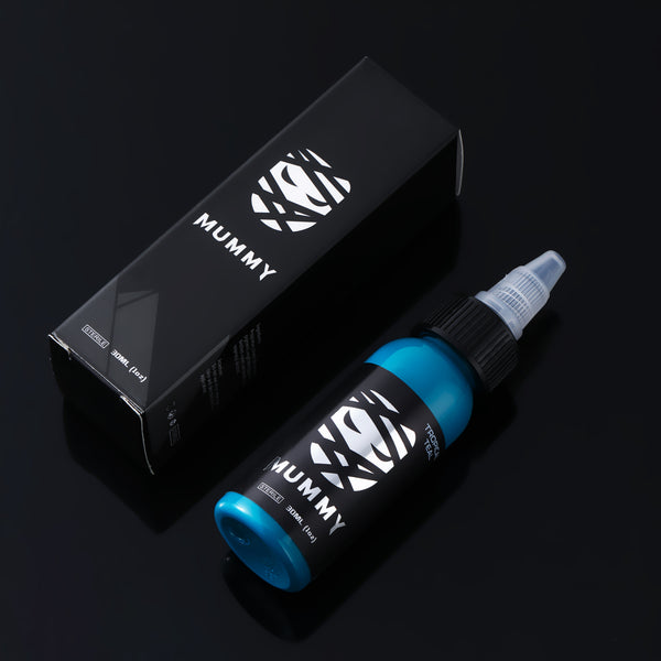 Mummy USA Custom Tattoo Ink Color Set 1 oz(Tropical Teal)