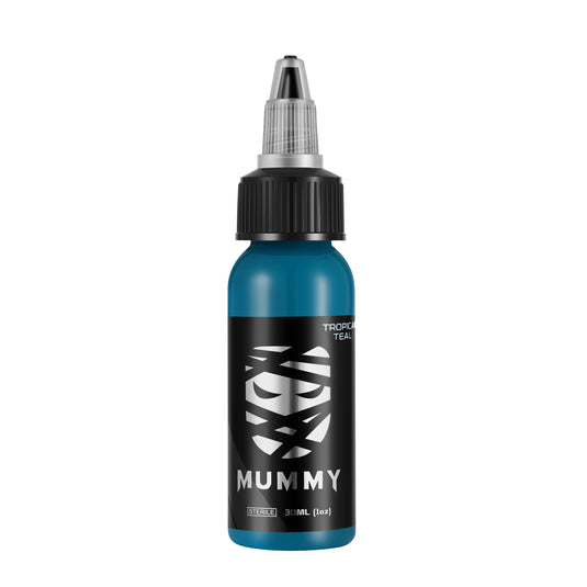 Translation missing: en.Mummy USA Custom Tattoo Ink Color Set 1 oz(Tropical Teal)