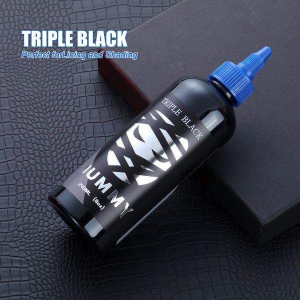 Mummy USA Custom Tattoo Ink Color Set 8 oz(Triple Black)